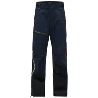 peak performance - alpine gore-tex pants - pantalon de ski taille s, bleu/noir
