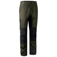 deerhunter - rogaland stretch trousers with contrast - pantalon de trekking taille 50 - regular, vert olive/noir