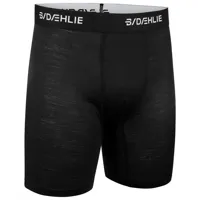 daehlie - wool tech wind boxer - sous-vêtement mérinos taille s, noir