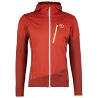 ortovox - ladiz hybrid jacket - coupe-vent taille m, rouge