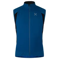 montura - premium wind vest - gilet softshell taille xl, bleu