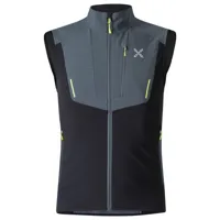montura - ski style vest - gilet softshell taille xl, bleu/noir
