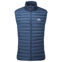 mountain equipment - frostline vest - doudoune sans manches taille l, bleu