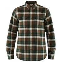 fjällräven - singi heavy flannel shirt - chemise taille l;m;s;xl;xxl, brun;gris;multicolore;vert olive