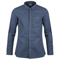 lundhags - ekren solid l/s shirt - chemise taille m, bleu