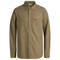 lundhags - ekren solid l/s shirt - chemise taille s, beige