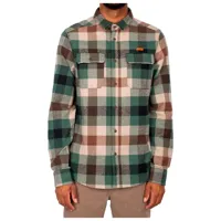 iriedaily - lumber fella shirt - chemise taille s, brun