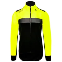 bioracer - spitfire tempest protect winter jacket fluo - veste de cyclisme taille s, noir/jaune