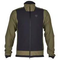 fox racing - defend fire alpha jacket - veste de cyclisme taille s, vert olive