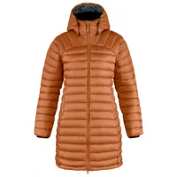 fjällräven - women's snow flake parka - manteau taille l, orange/brun