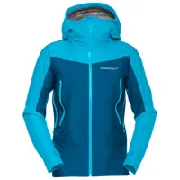 norrøna - women's falketind gore-tex jacket - veste imperméable taille s, bleu