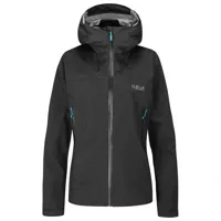 rab - women's downpour plus 2.0 jacket - veste imperméable taille 10, noir