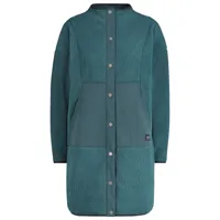 kathmandu - women's co-z high pile longline - manteau taille 8, bleu
