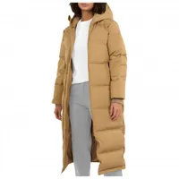 knowledgecotton apparel - women's allyssa maxi puffer jacket - manteau taille s, beige