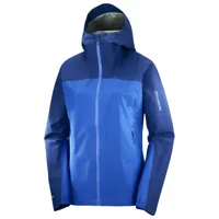 salomon - women's outline gtx 2.5l jacket - veste imperméable taille xs, violet