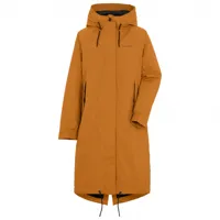 didriksons - women's alicia parka long 2 - manteau taille 34, orange