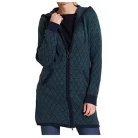 tranquillo - women's jacquard strickjacke - manteau taille xs, bleu
