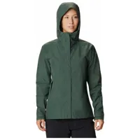 mountain hardwear - women's exposure 2 paclite - veste imperméable taille l;m;s;xs, noir;vert