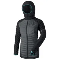 dynafit - women's radical down hood jacket - doudoune taille 34, noir/gris