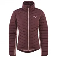 kari traa - women's eva down jacket - doudoune taille xs, brun/violet