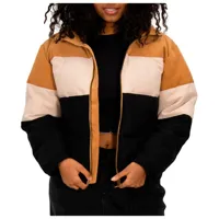iriedaily - women's cordy puffer jacket - veste hiver taille xs, noir