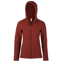engel - women's jacke mit kapuze - veste en laine taille 34/36, rouge