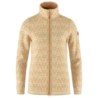 fjällräven - women's snow cardigan - veste en laine taille xl, beige