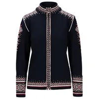 dale of norway - women's 140th anniversary jacket - veste en laine taille s, noir