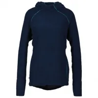 omm - women's core + hoodie - pull polaire taille xs, bleu