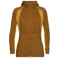 icebreaker - women's zoneknit l/s zip hoodie - sweat à capuche taille l;m;s;xl;xs, noir