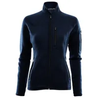 aclima - women's fleecewool jacket - veste en laine taille m, bleu/noir