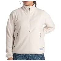 craghoppers - women's co2 renu half zip - pull polaire taille 34, blanc