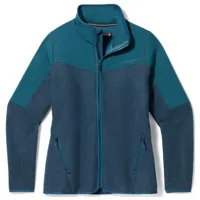 smartwool - women's hudson trail fleece full zip - veste polaire taille m, bleu