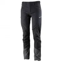 lundhags - women's makke pant - pantalon softshell taille 34 - short, noir/gris