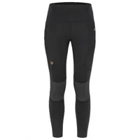 fjällräven - women's abisko trekking tights pro - legging taille xs, noir