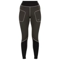 kari traa - women's tirill thermal tights - legging taille l;m;s;xl;xs, noir;vert olive