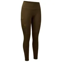 deerhunter - women's reinforced tights - legging taille 34, brun