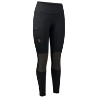deerhunter - women's reinforced tights - legging taille 34, noir