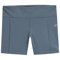 4f - women's functional shorts f138 - short de yoga taille s, gris/bleu