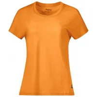 bergans - women's urban wool tee - t-shirt en laine mérinos taille m, orange