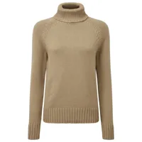 tentree - women's highline wool turtleneck sweater - pull taille l, beige