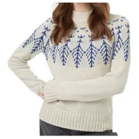 tentree - women's highline wool intarsia sweater - pull taille xs, beige