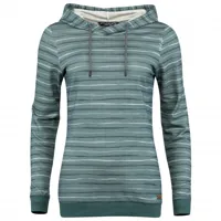 chillaz - women's lugano stripes wave hoody - sweat à capuche taille 36, turquoise