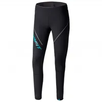 dynafit - women's winter running tights - collant de running taille 34;36;38;40;42, bleu/noir;noir;rouge