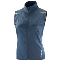 salomon - women's sense flow vest - gilet de running taille m, bleu