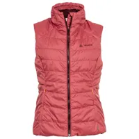 vaude - women's moena insulation vest - gilet synthétique taille 34, rouge