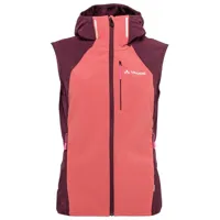 vaude - women's larice vest ii - gilet softshell taille 34, rouge