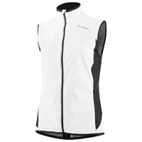 löffler - women's vest windstopper light - gilet softshell taille 34, blanc