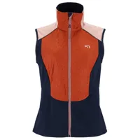 kari traa - women's tirill thermal vest - gilet synthétique taille xs, rouge/bleu