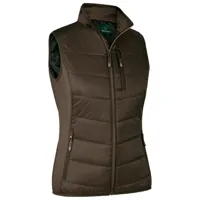 deerhunter - women's heat padded waistcoat - gilet synthétique taille 34, brun